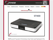 Tablet Screenshot of ematyk.com